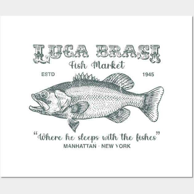 Vintage Luca Brasi Fish Market Wall Art by Jazz In The Gardens